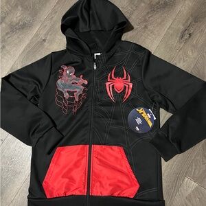 Spider-Man Active Zip Up Hoodie Size 14/16 New